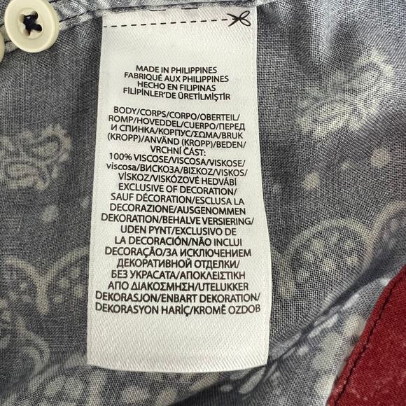 POLO Ralph Lauren Classic Fit Patchwork-Print Camp‎ Shirt Mens XXL - Picture 5 of 7